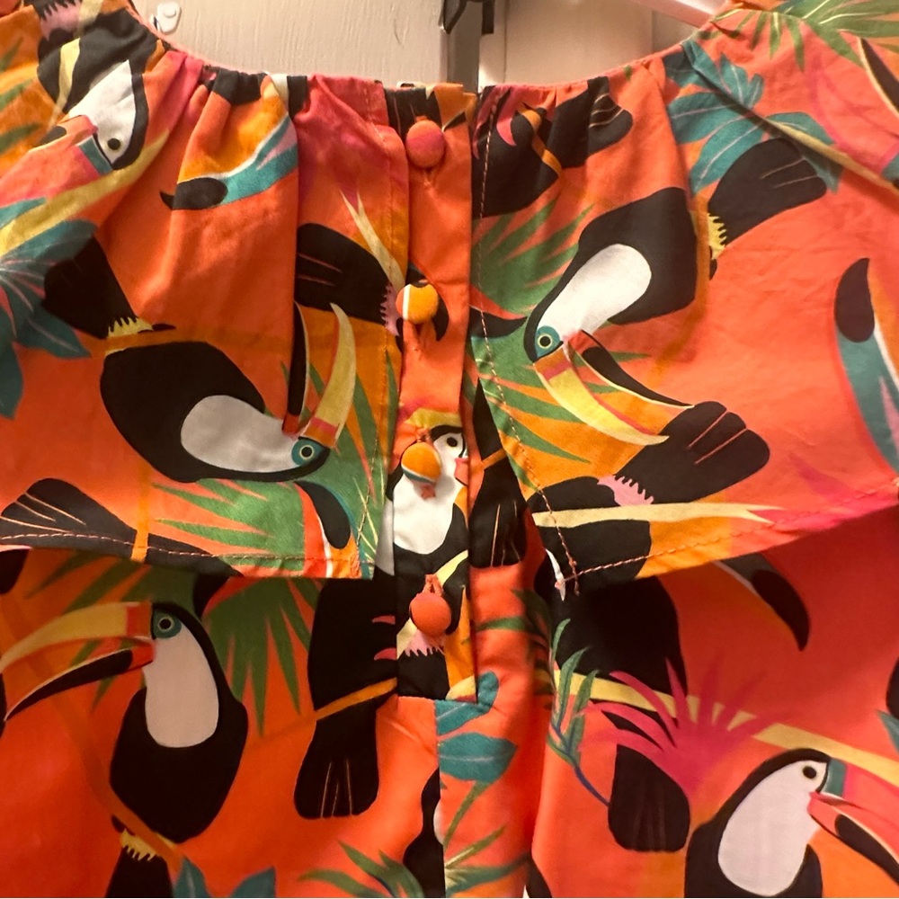 Farm Rio Toucan Dress Size 4T- Mommy Wrap Dress Available - Picture 11 of 16